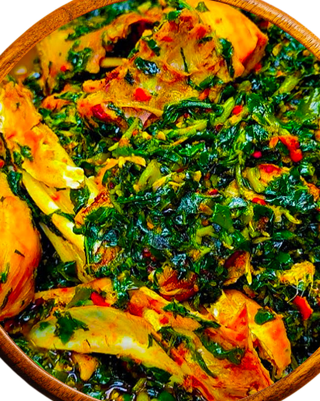 Edika Ikong Soup Naija Soup Pot Nigeria Soup Vegetable Soup Calabar Chef Native Soup naija home food Lagos personal chef Ama Cuisine Ecstasy Foods