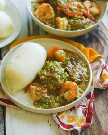 Nigerian Food Swallow Okro Protein Okro Soup Nigeria Soup Vegetable Soup Calabar Chef Native Soup naija home food Lagos personal chef Ama Cuisine Ecstasy Foods