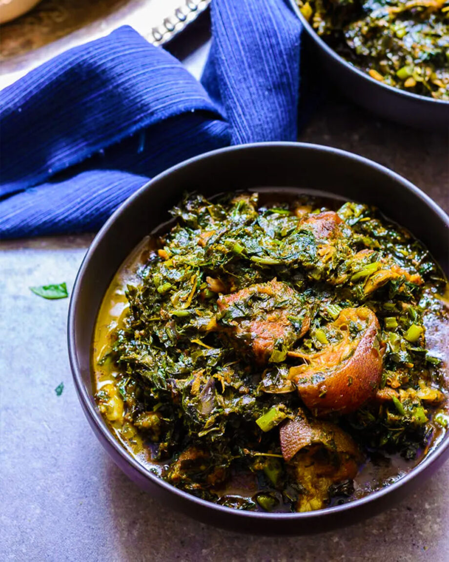Nigerian Food Afang Soup Nigeria Soup Vegetable Soup Calabar Native Soup naija home food Lagos personal chef Ama Cuisine Ecstasy Foods