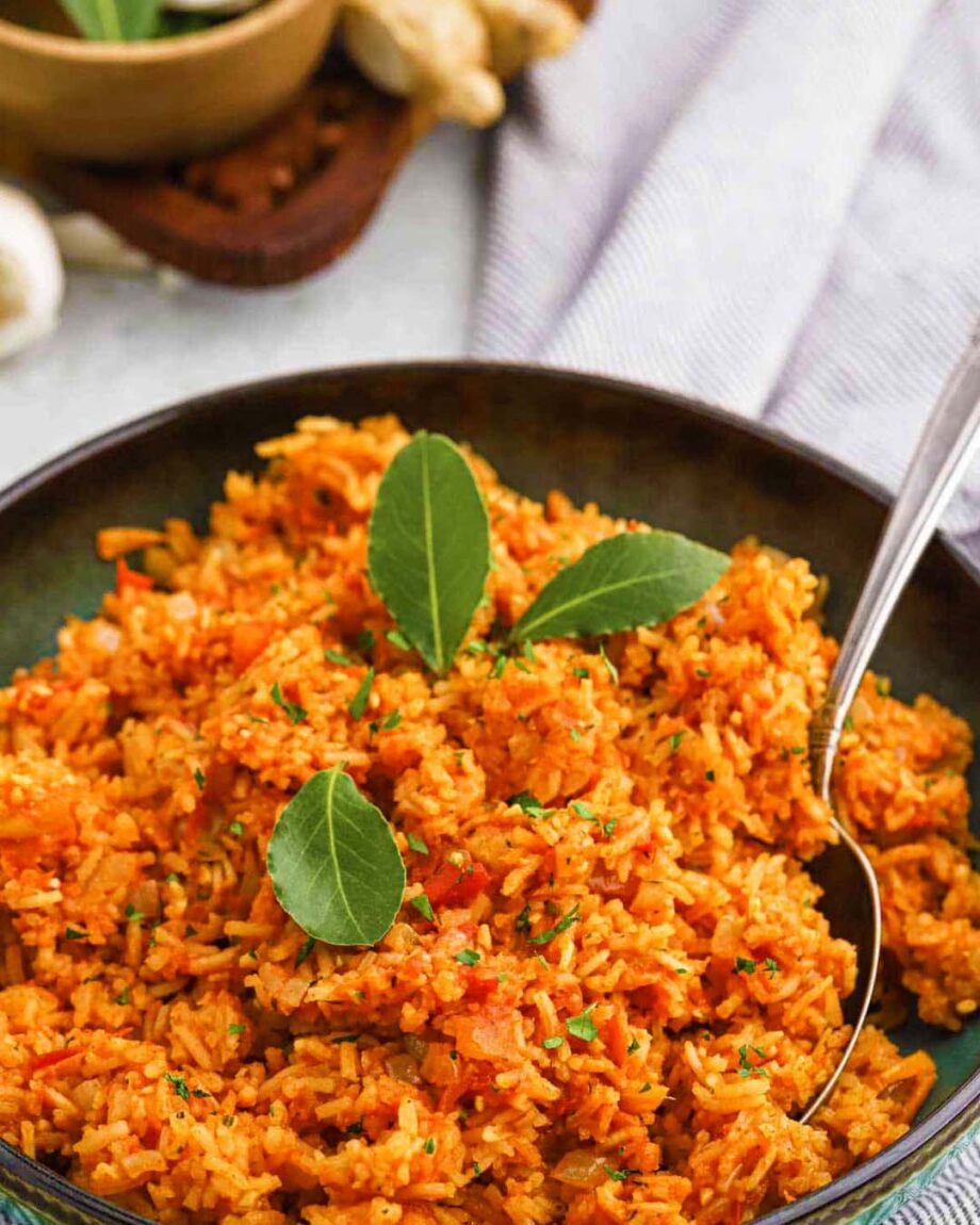 Nigerian Food Nigerian Jollof Rice Party Jollof Naija meals lasgidi naija home food Lagos personal chef Ecstasy Foods Ama Cusine fast food restaurant