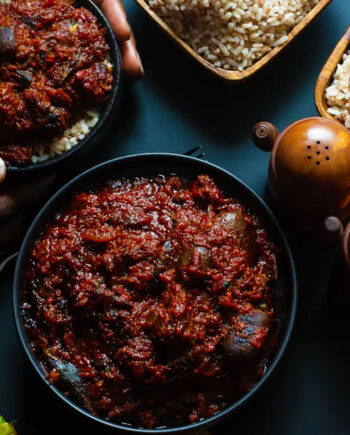Nigerian Green Ofada Sauce