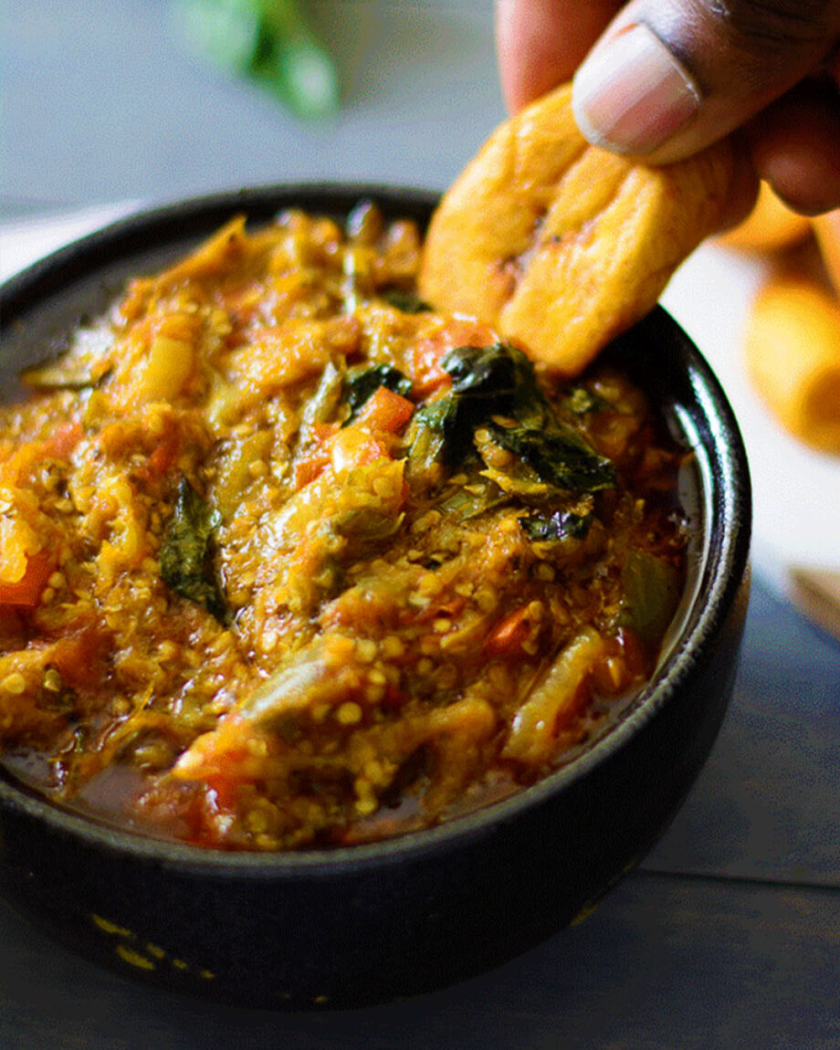 garden egg soup swallow fried plantain dodo naija home food Lagos personal chef
