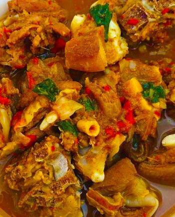Cow Leg Pepper Soup Nigerian Food Assorted Pepper Soup Nigeria Soup Calabar Chef Native Soup naija home food Lagos personal chef Ama Cuisine Ecstasy Foods