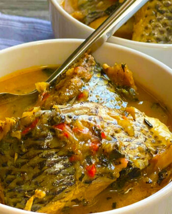 Tilapia Fish Pepper Soup Nigerian Food Assorted Pepper Soup Nigeria Soup Calabar Chef Native Soup naija home food Lagos personal chef Ama Cuisine Ecstasy Foods