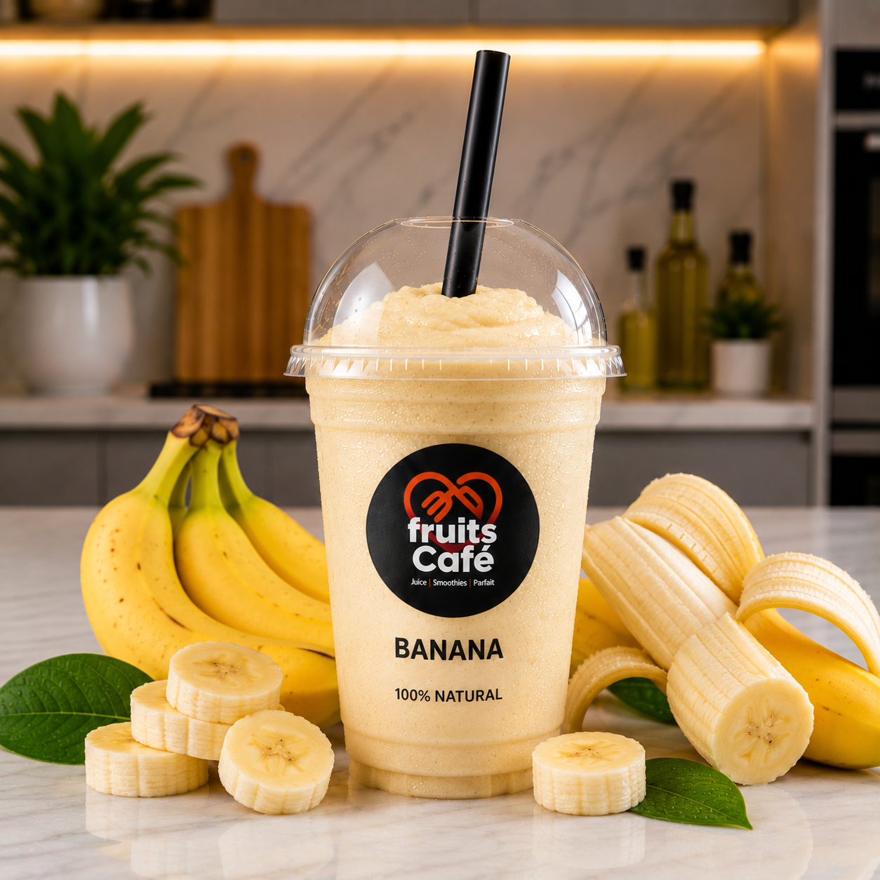 Order Fresh Banana Smoothie from Naija Home Juice. 100% Naturally creamy, sweet, and preservative-free. Delivered fresh across Lagos ☎️ 💬 0913 126 3512
