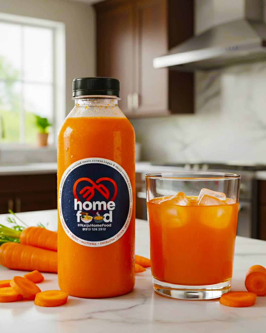 Naija Home Food Fresh Carrot Fruit Juice Watermelon Orange Fruit Juice Smoothies Mocktails