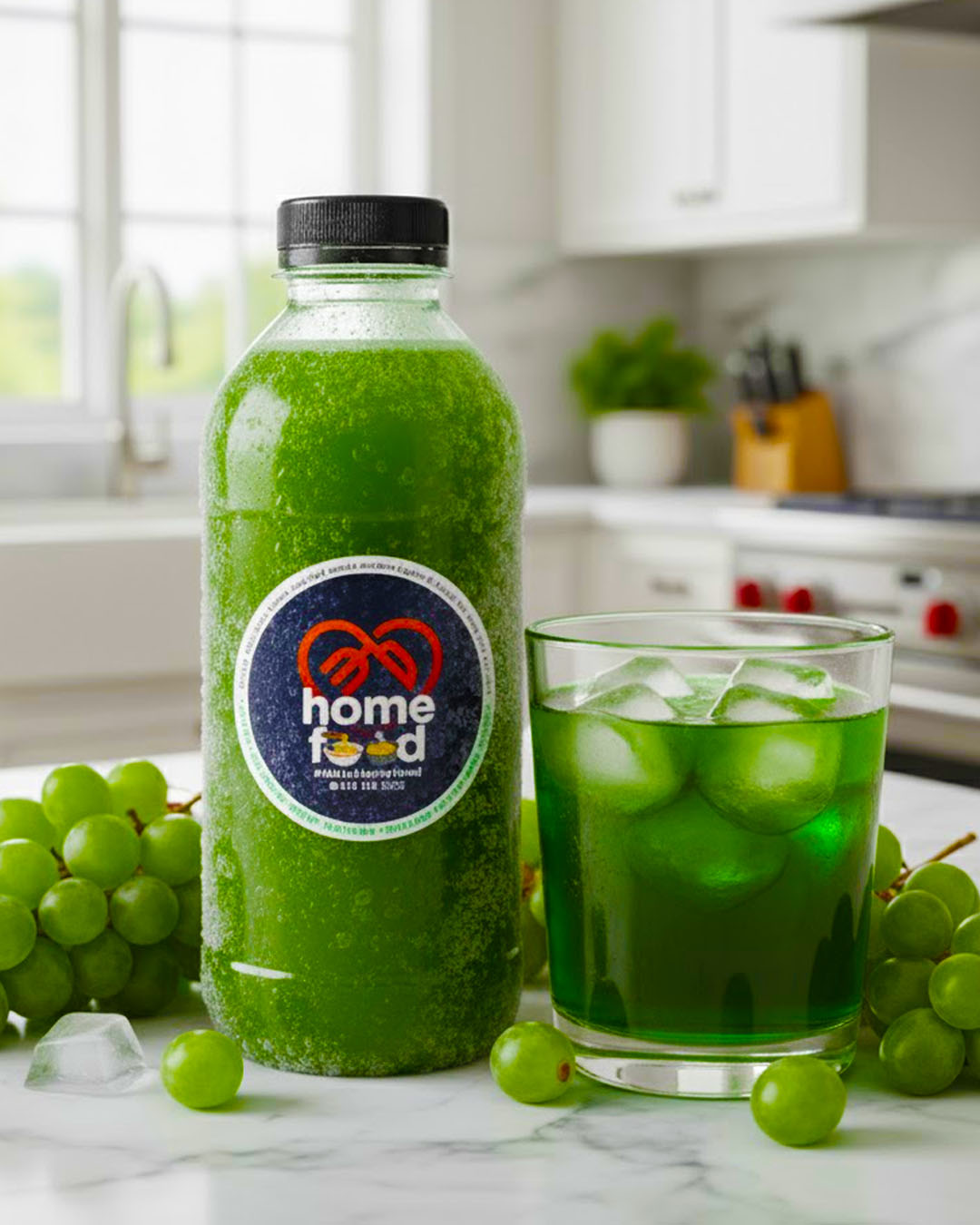 Naija Home Food Green Grape Juice Fresh Lemon Drink Hisbiscus Pineapple Fruit Juice Watermelon Orange Fruit Juice Smoothies Mocktails