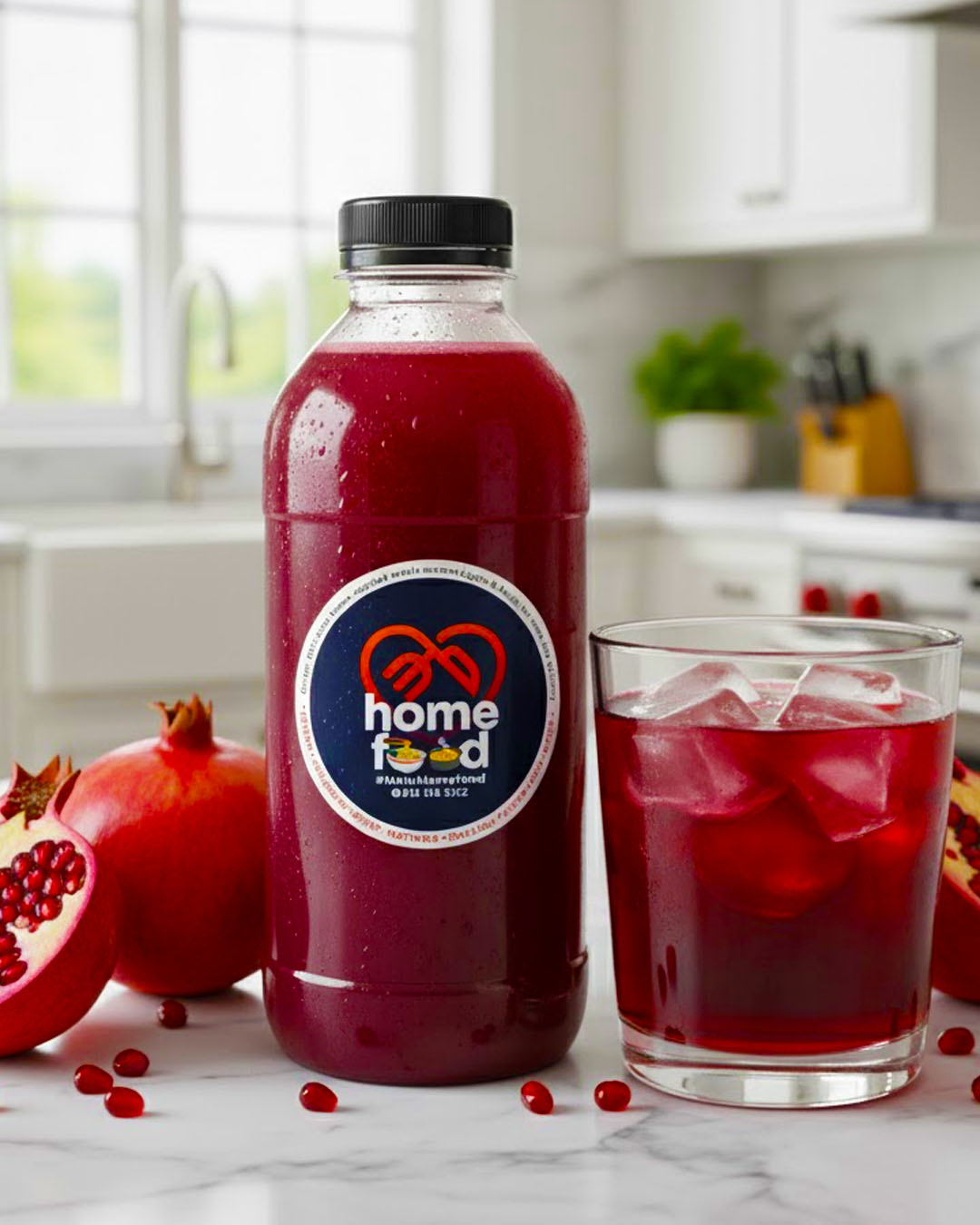 Naija Home Food Pomegranate Juice Fresh Lemon Drink Hisbiscus Pineapple Fruit Juice Watermelon Orange Fruit Juice Smoothies Mocktails