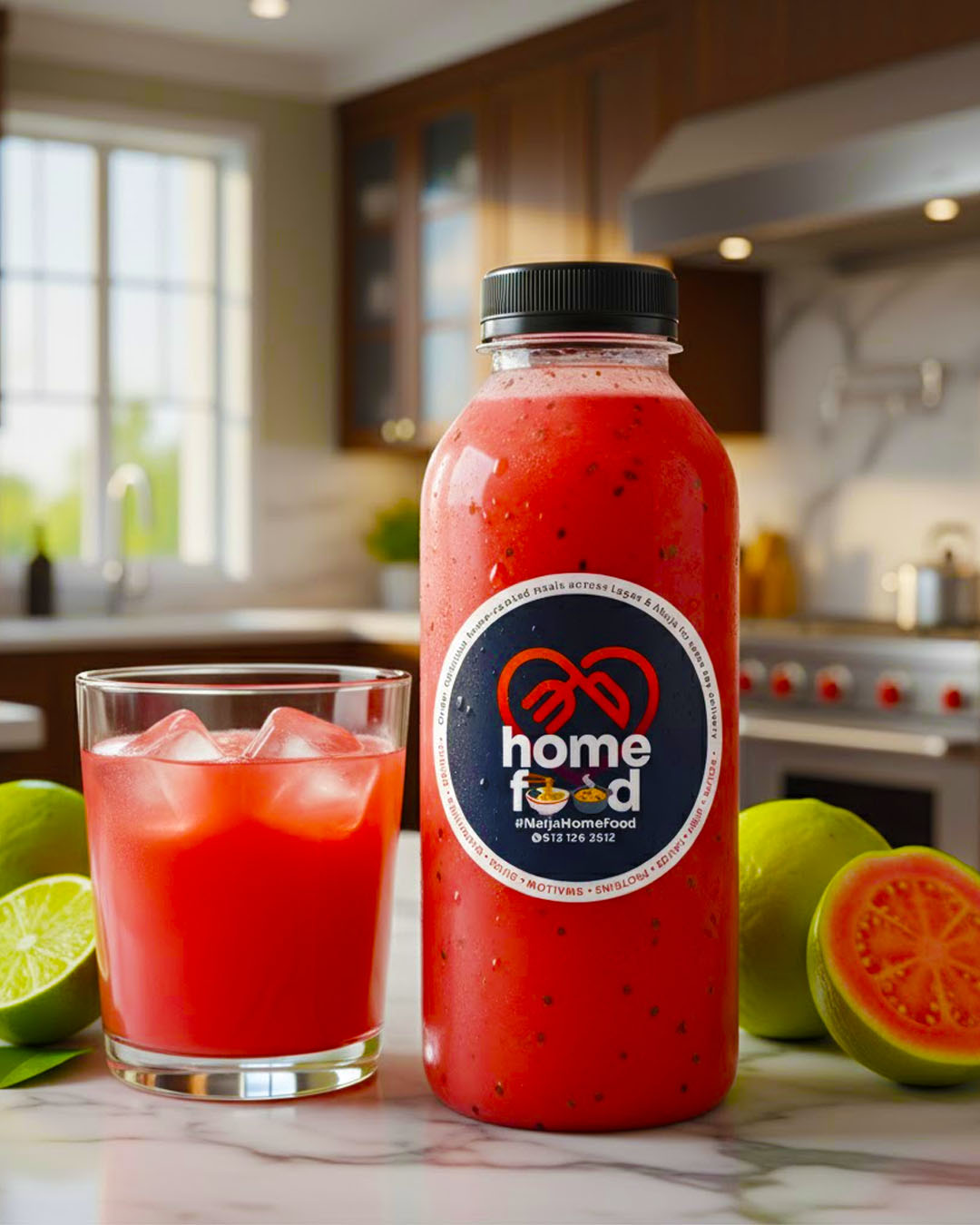 Naija Home Food fresh guava Fruit Juice Smoothies Mocktails
