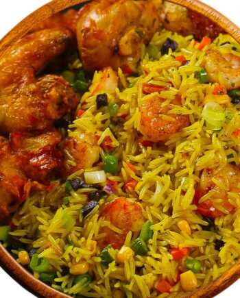 Nigerian Fried Rice Chicken Nigerian Food naija home food Lagos personal chef Ama Cuisine Ecstasy Foods
