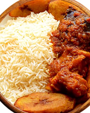 Nigerian White Rice Stew Chicken Dodo Nigeria Food naija home food Lagos personal chef Ama Cuisine Ecstasy Foods