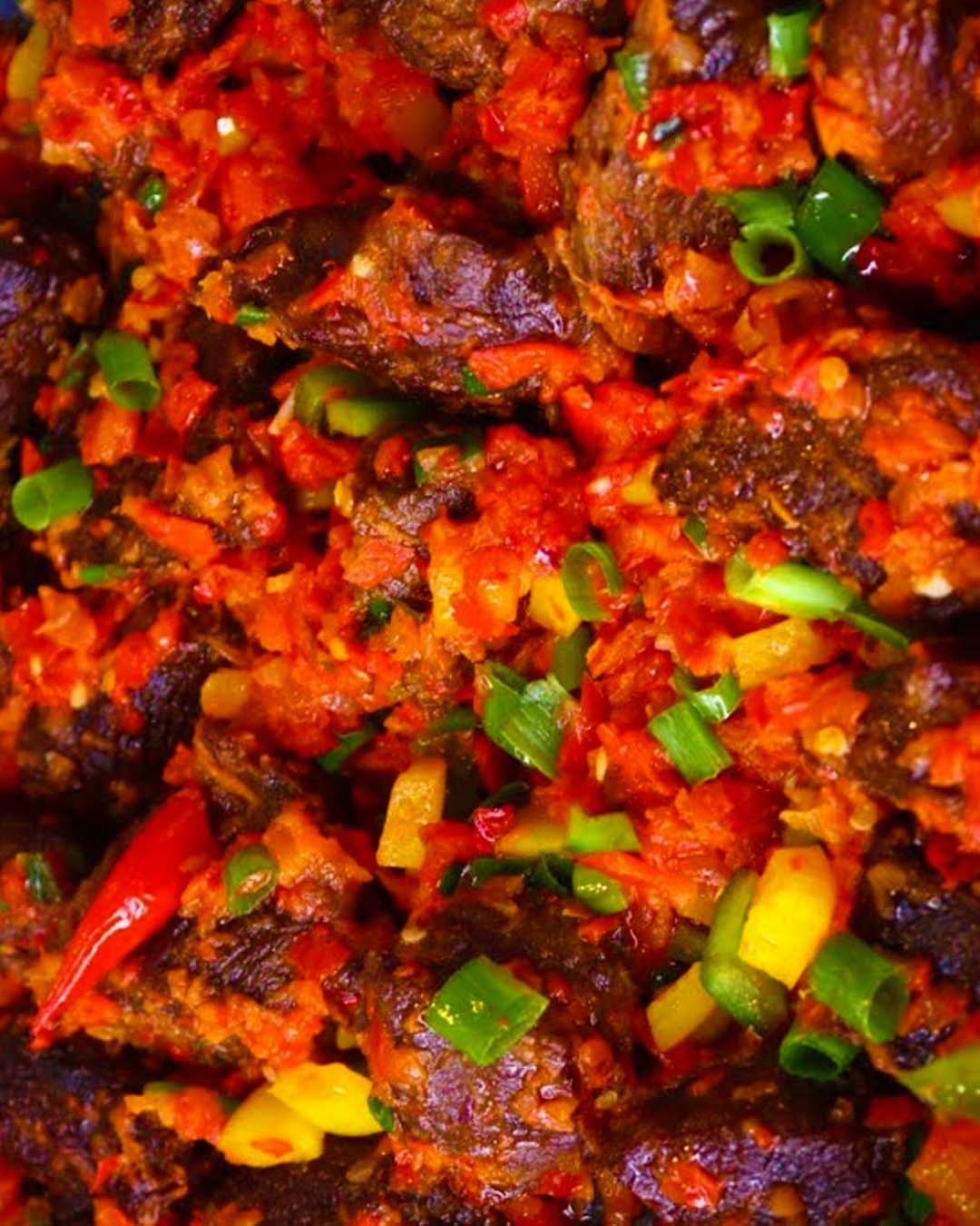 Nigerian Peppered Beef Protein naija home food Lagos Abuja personal chef Ama Cuisine Ecstasy Foods