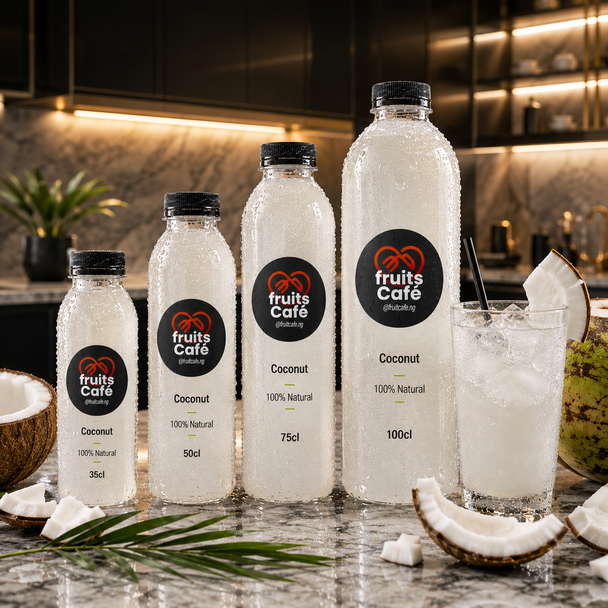 fruits Café coconut water drink