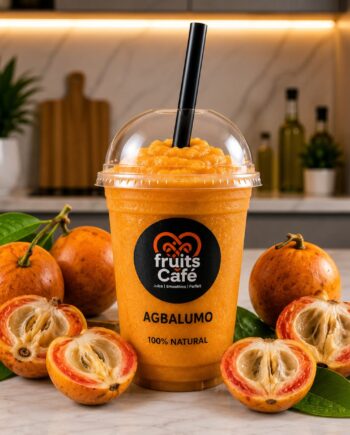 Savor the nostalgic taste of 100% real Agbalumo with the Fruits Café Agbalumo Smoothie. Creamy, tangy, and rich in Vitamin C. Freshly blended in Lagos for a limited time!