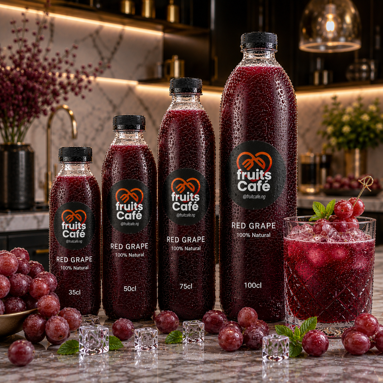 Red Grape juice from Fruits Cafe