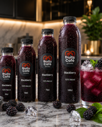 Boost your focus with 100% pure, cold-pressed Blackberry Juice from Fruits Café Lagos. Rich in brain-boosting antioxidants and Vitamin K. Fresh delivery in Lagos!